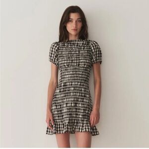 Doen Rizzo NWT dress Marilyn Gingham fall winter Christmas holiday